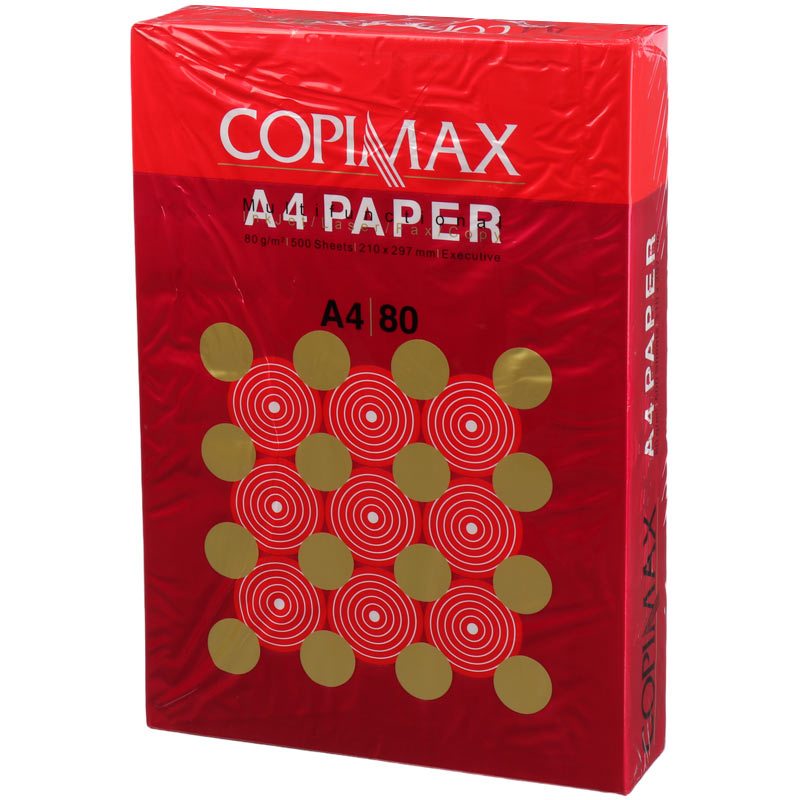 کاغذ A4 کپی مکس قرمز 80 گرم بسته 500 عددی