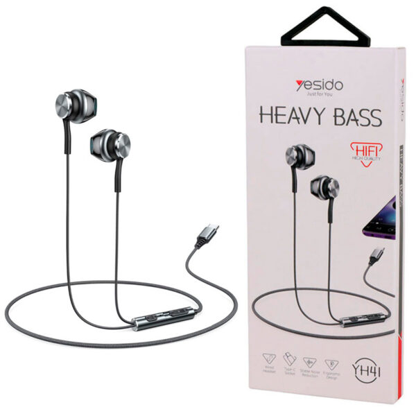 هندزفری یسیدو مدل YH41 با رابط Type-C