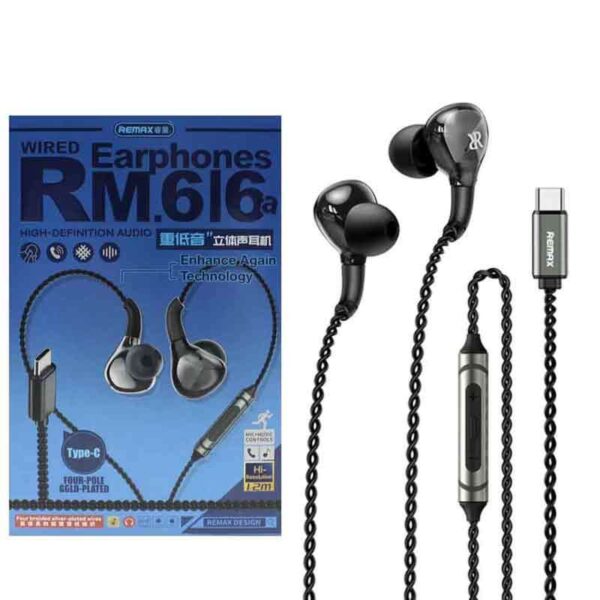 هندزفری تایپ سی ریمکس مدل RM-616a
