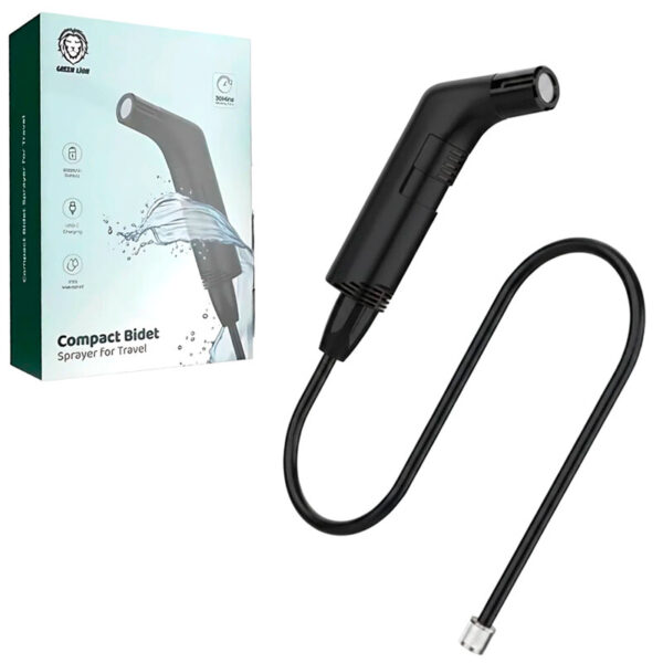 دوش شارژی سفری گرین لاین Compact Bidet GNCMTBDTSPYBK