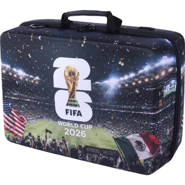 کیف کنسول بازی PS5 طرح FIFA World Cup 2026 + نگهدارنده هدست