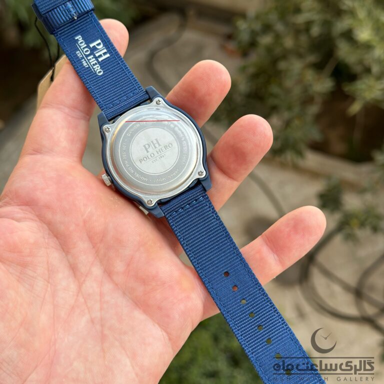 ساعت مچی پولو هیرو POLO HERO PH265-A01-C05 بند برزنتی سرمهای