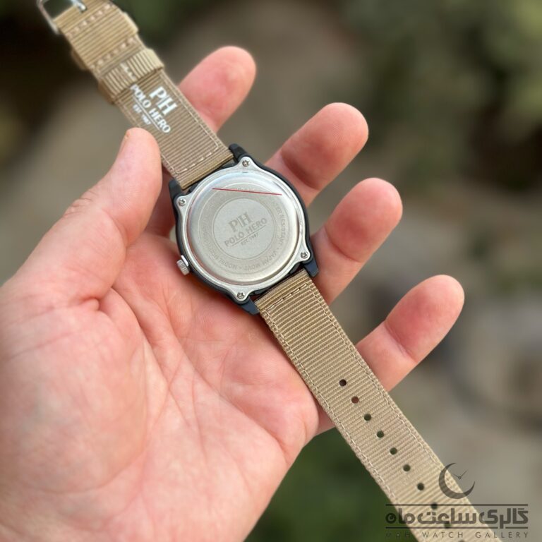 ساعت مچی پولو هیرو POLO HERO PH265-A01-C32 بند برزنتی کرم
