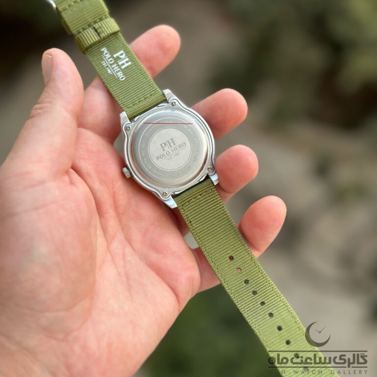 ساعت مچی اسپرت پولو هیرو POLO HERO PH265-A01-C22 بند برزنتی سبز