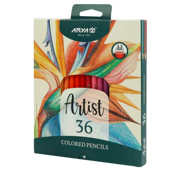 مداد رنگی 36 رنگ آریا Artist 3603