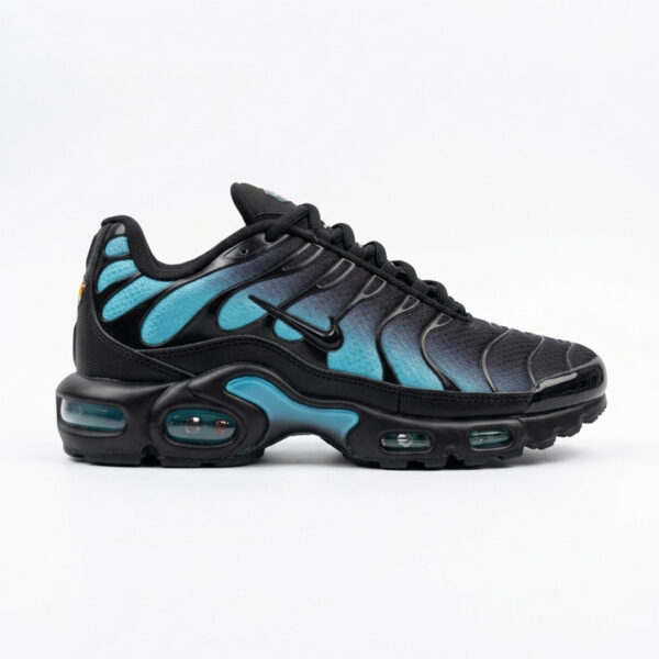 کفش کتونی نایک تی ان ایرمکس پلاس مشکی آبی فیروزه‌ای Nike TN Air Max Plus