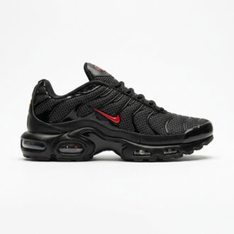 کفش کتونی نایک تی ان ایرمکس مشکی لوگو قرمز Nike TN Air Max Plus