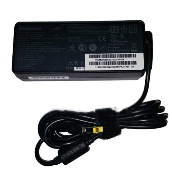 شارژر لپ تاپ Lenovo 20V 3.25A سر USB گارانتی 6 ماهه شرکتی