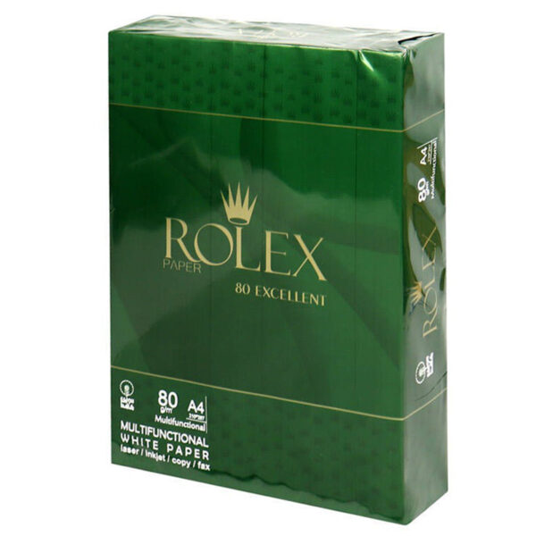 کاغذ رولکس A4 گرماژ 80 گرم بسته 500 عددی شرینک