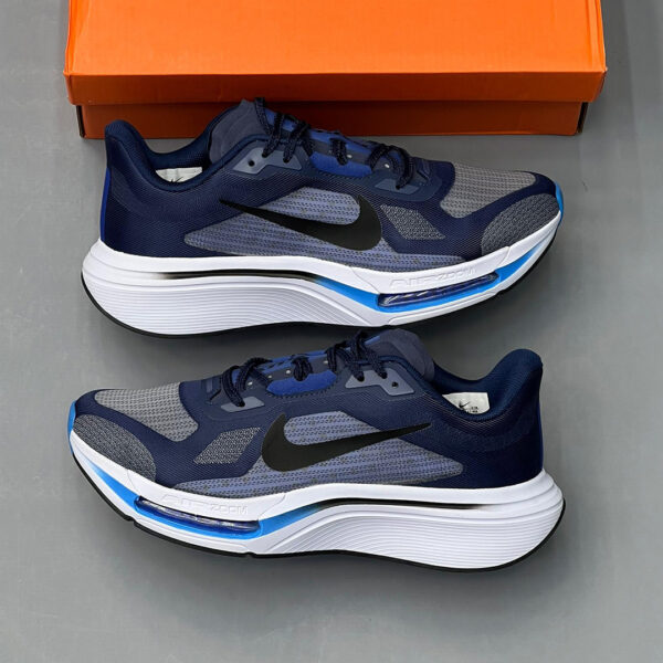 کفش کتونی نایک پگاسوس پلاس سرمه‌ای مشکی آبی سفید Nike Pegasus Plus 2