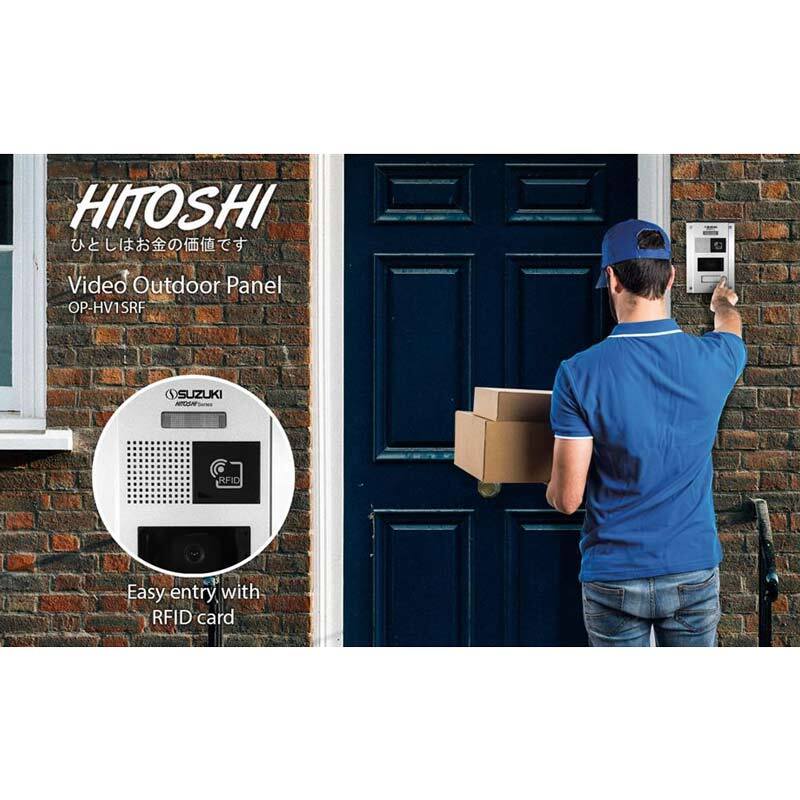 پنل آیفون تصویری کارتی سوزوکی 1 واحدی Hitoshi OP-HV1SRF - تصویر 4