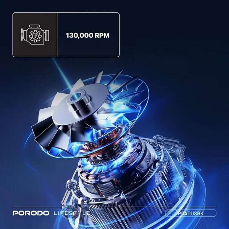 جت فن شارژی 160 وات پرودو Turboblast PDADUS