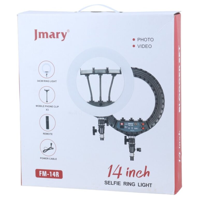 رینگ لایت 14 اینچ جی ماری FM-14R