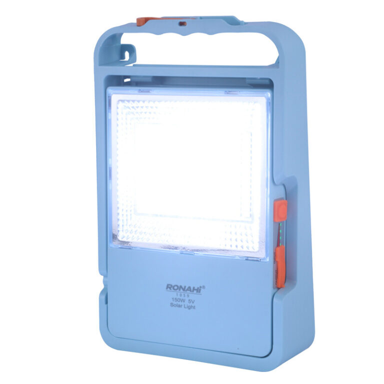 پروژکتور سیار 150W شارژی و پاوربانک خورشیدی روناهی مدل HL-S450