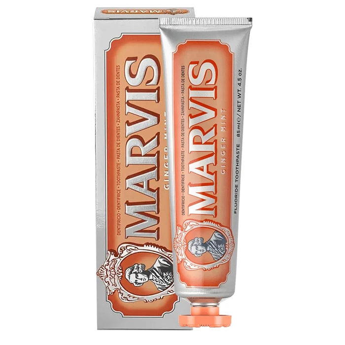 خمیردندان زنجبیل و نعناع مارویس مدل MARVIS GINGER MINT ایتالیا حجم 85میل 