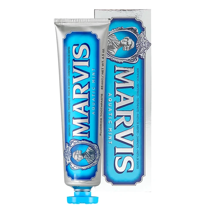 خمیردندان نعناع دریایی مارویس مدل MARVIS AQUATIC MINT ایتالیا حجم 85میل 
