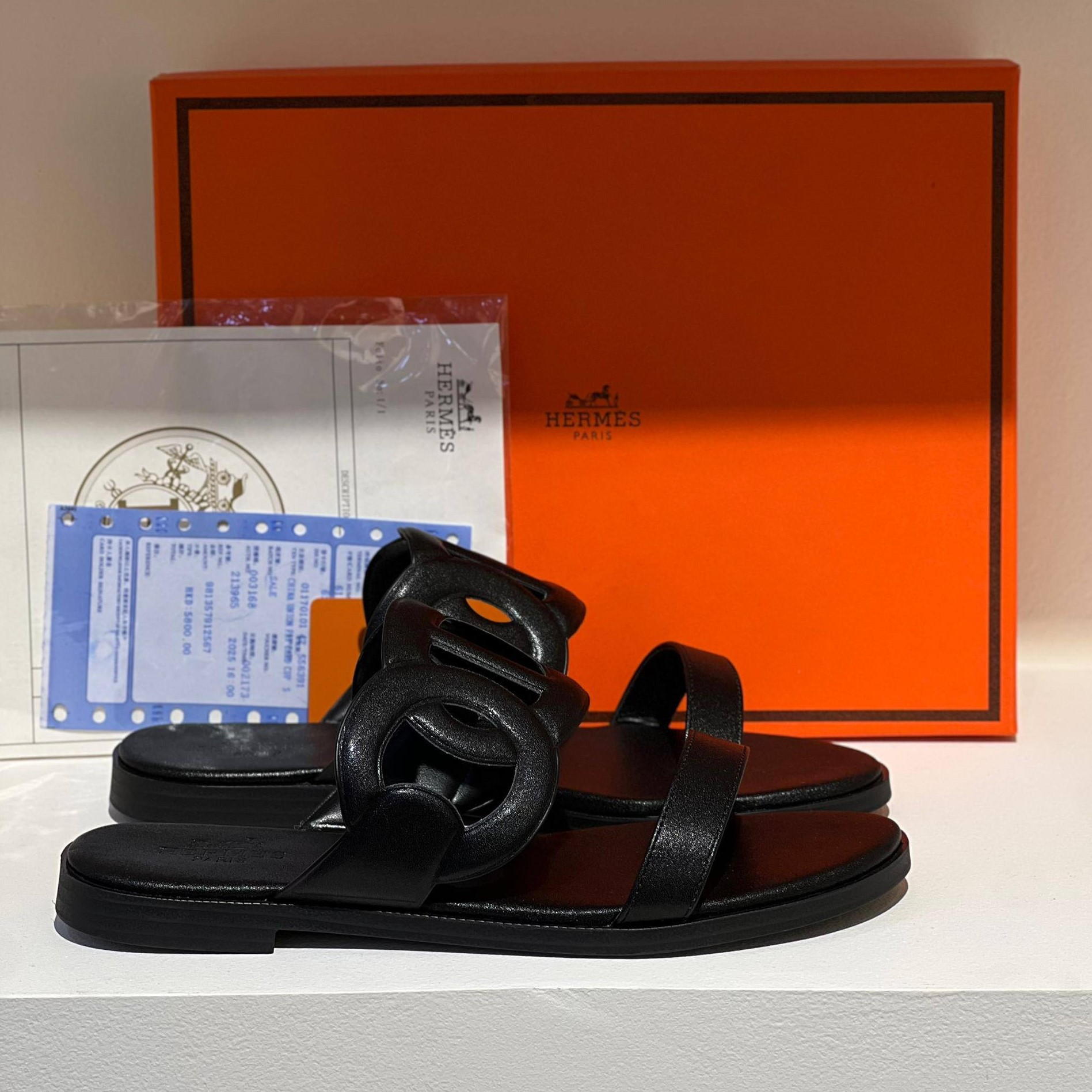 صندل زنانه هرمس لاگون Hermès Lagune Sandals از نوپا قشم - تصویر 3