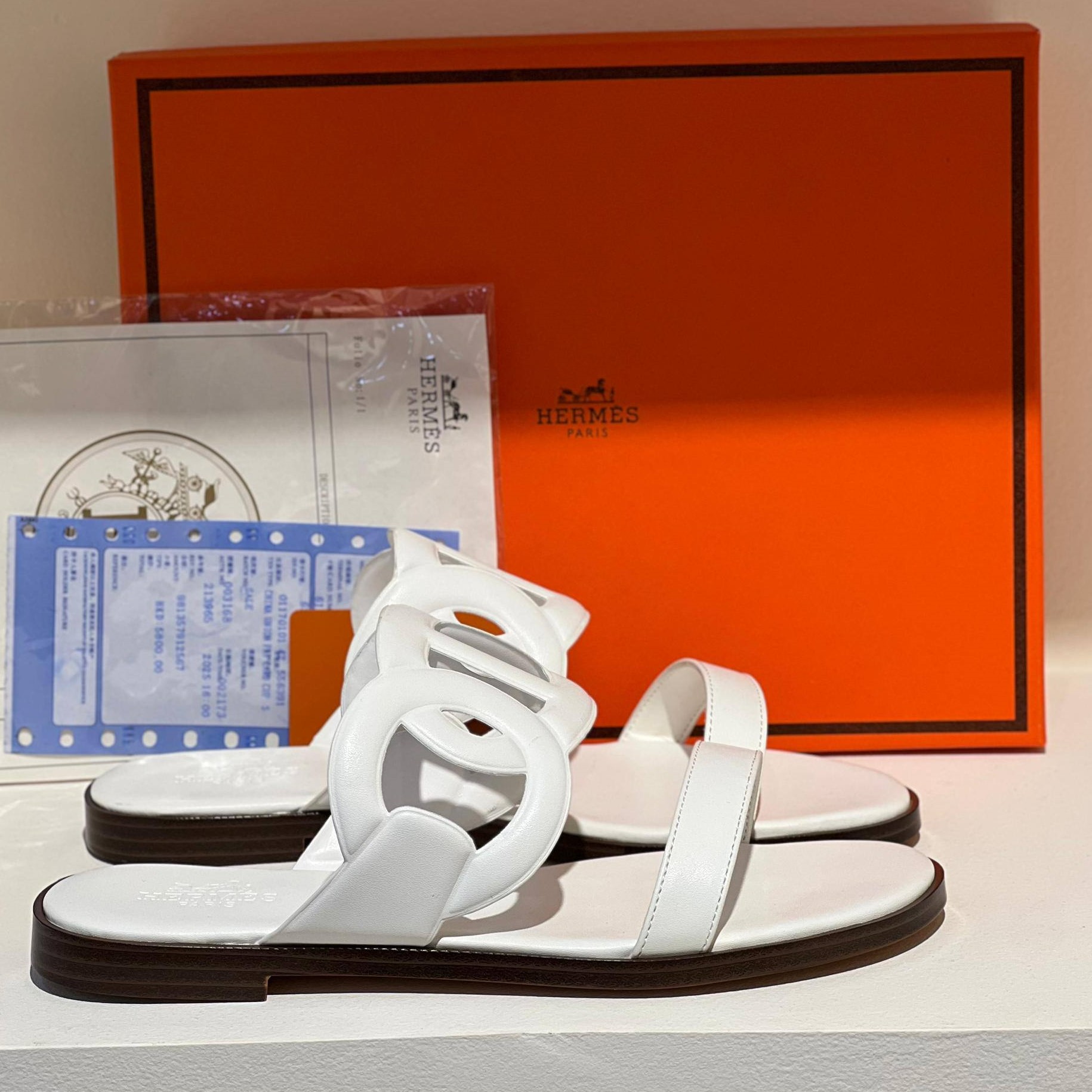صندل زنانه هرمس لاگون Hermès Lagune Sandals از نوپا قشم - تصویر 4