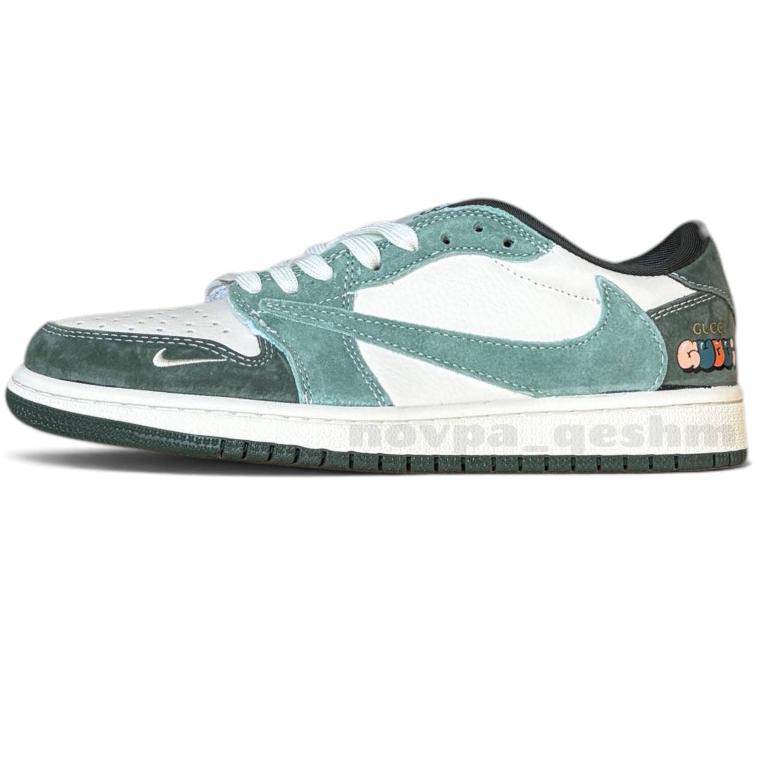 نایک ایر جردن 1 لو تراویس اسکات گوچی NIKE AIR JORDAN 1 LOW TRAVIS SCOTT X GUCCI