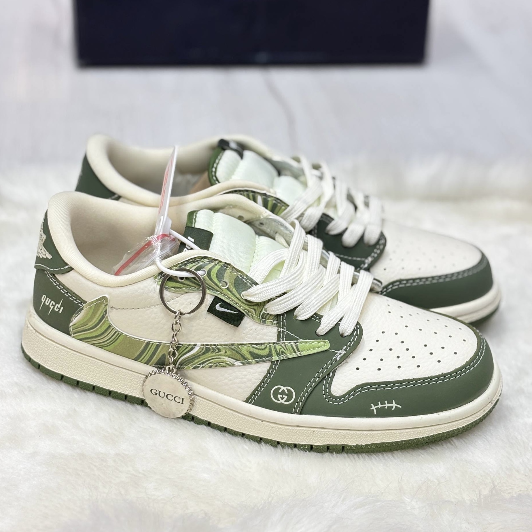 نایک ایر جردن 1 لو تراویس اسکات گوچی NIKE AIR JORDAN 1 LOW TRAVIS SCOTT X GUCCI - Image 8
