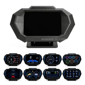 هدآپ دیسپلی مولتی گیج خودرو با کانکتور OBD