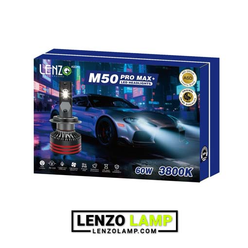 هدلایت M50 PRO MAX+ 3800K lenzo