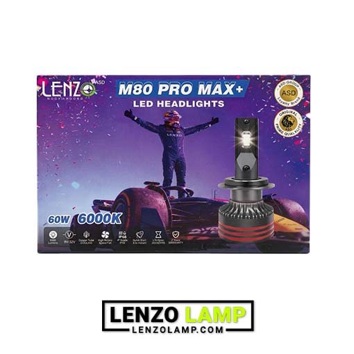 هدلایت M80 PRO MAX+ 6000K Lenzo