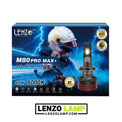 هدلایت M80 PRO MAX+ 6000K Lenzo
