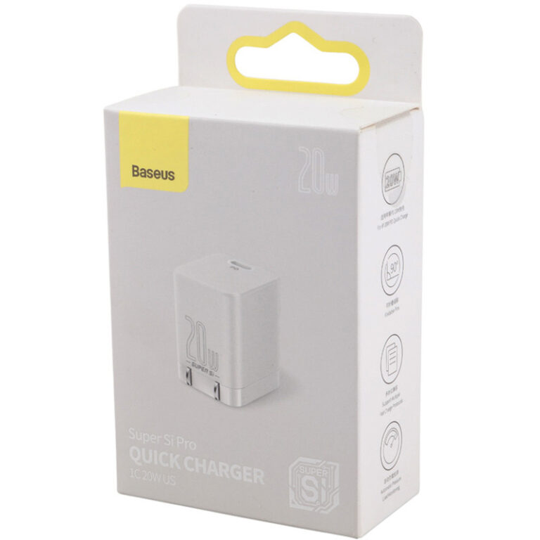 شارژر دیواری 20 وات باسئوس Super-Si CCSUP-B0 QC3.0 PD 3A