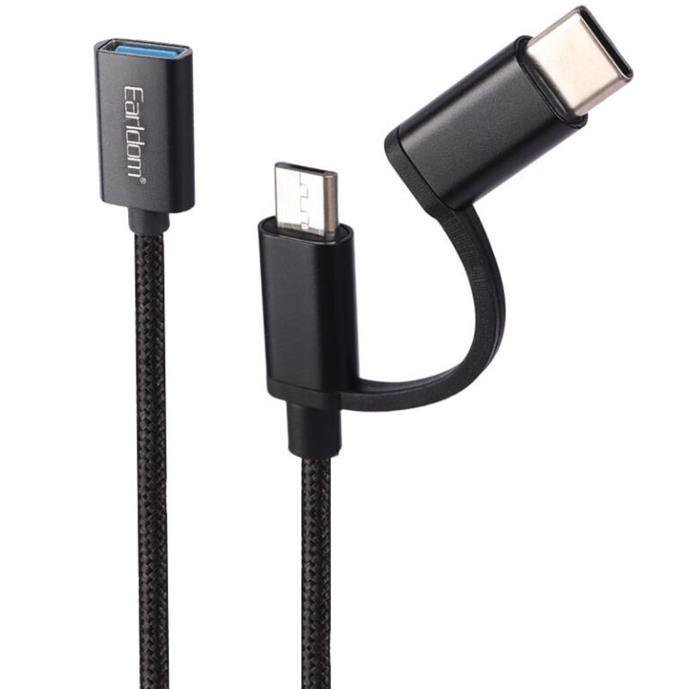 تبدیل USB OTG به MicroUSB / Type-C ارلدام ET-OT84