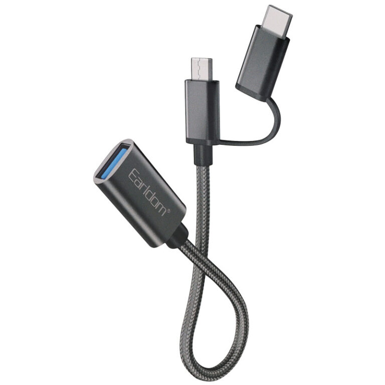 تبدیل USB OTG به MicroUSB / Type-C ارلدام ET-OT84