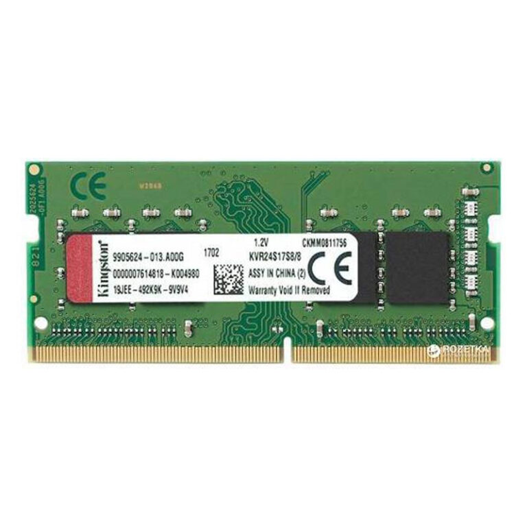 رم لپ تاپ کینگستون DDR4 8GB Single 2400MHz CL17