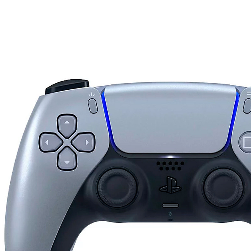 دسته بازی بی سیم SONY PlayStation 5 DualSense Sterling Silver - تصویر 6