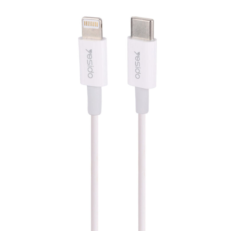 شارژر دیواری 20 وات یسیدو YC44 PD 3A + کابل تبدیل آیفونی