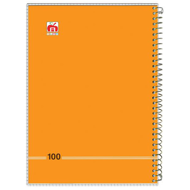 دفتر سیمی 100 برگ طرح رنگی نهال آلما کد 7184 - تصویر 8