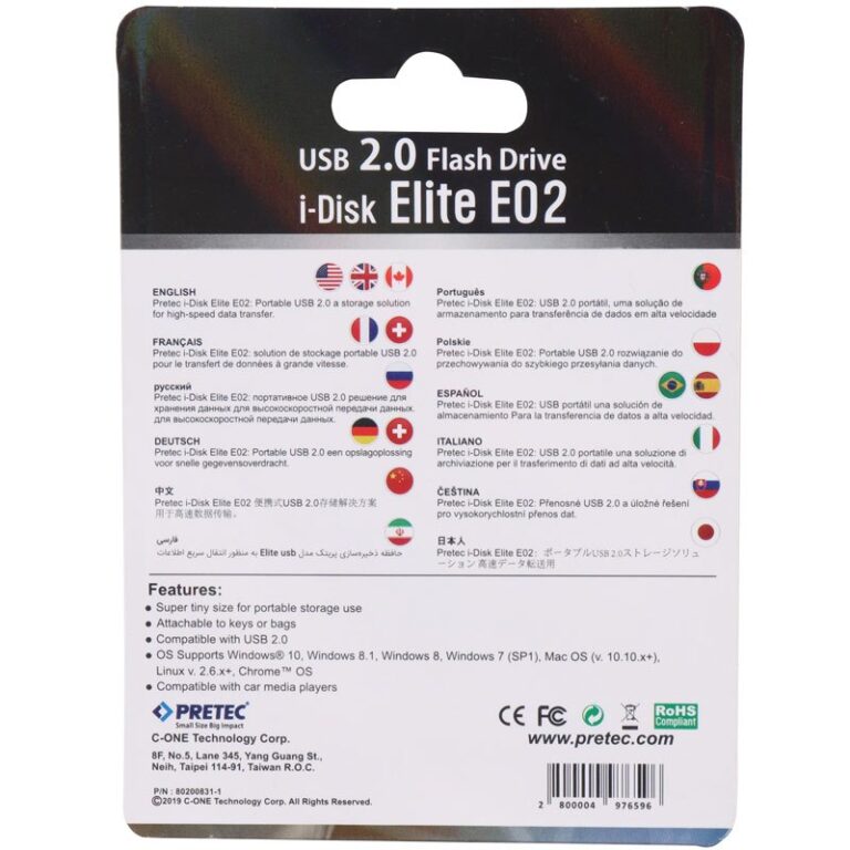 فلش مموری پرتک مدل i-Disk Elite E02 ظرفیت 64 گیگابایت