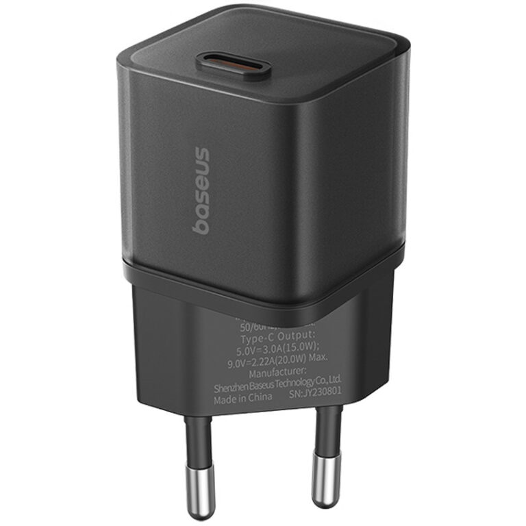 شارژر دیواری 20 وات باسئوس GaN5S P10162503113 PD 3A
