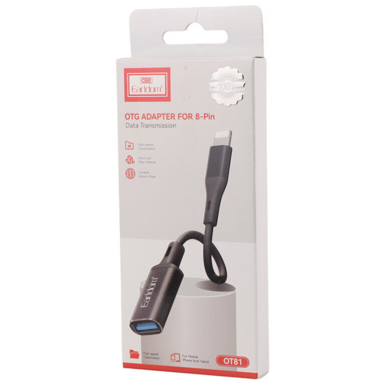 تبدیل USB OTG به لایتنینگ ارلدام ET-OT81