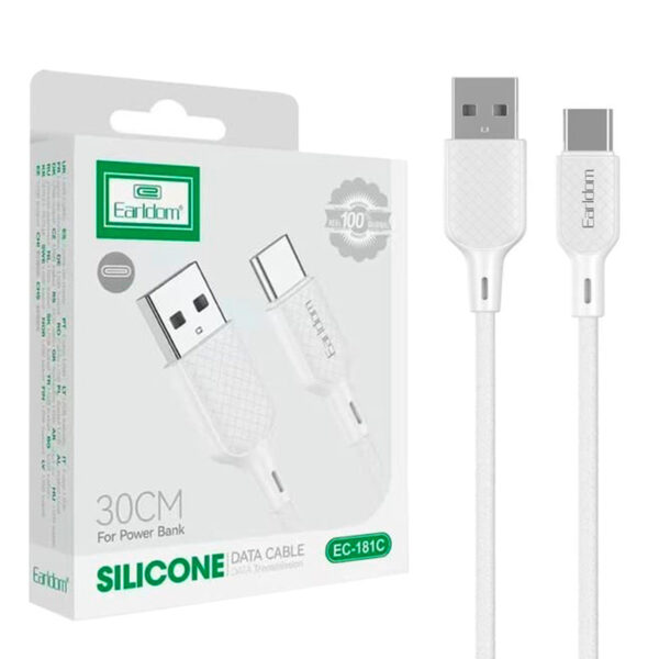 کابل کوتاه تایپ سی ارلدام EC-181C طول 30 سانتی متر