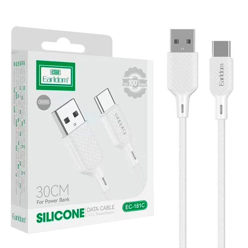 کابل کوتاه تایپ سی ارلدام EC-181C طول 30 سانتی متر