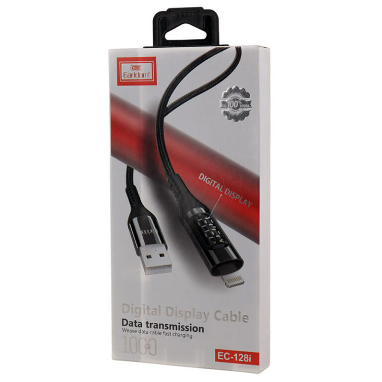 کابل لایتنینگ فست شارژ ارلدام EC-128i طول 1 متر