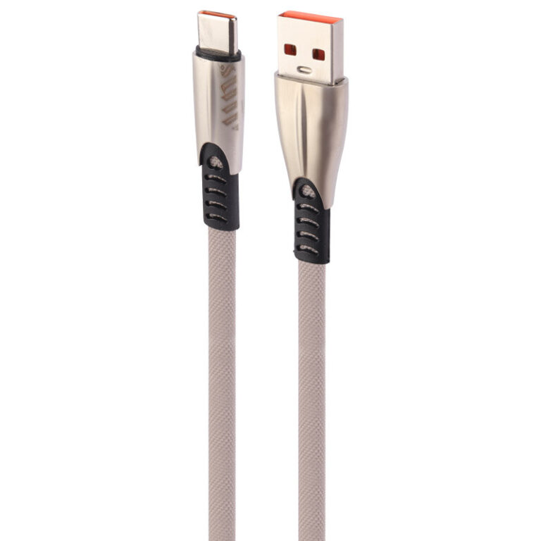 کابل تایپ سی فست شارژ 5 آمپر ام ان اس M013C طول 1.1 متر