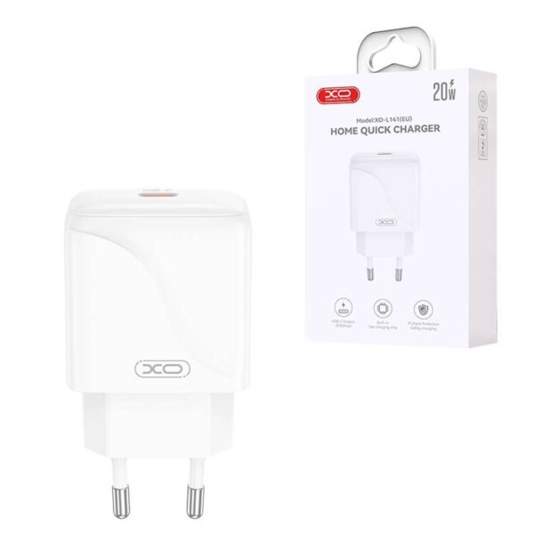 شارژر دیواری 20 وات ایکس او XO-L141 QC PD 3A