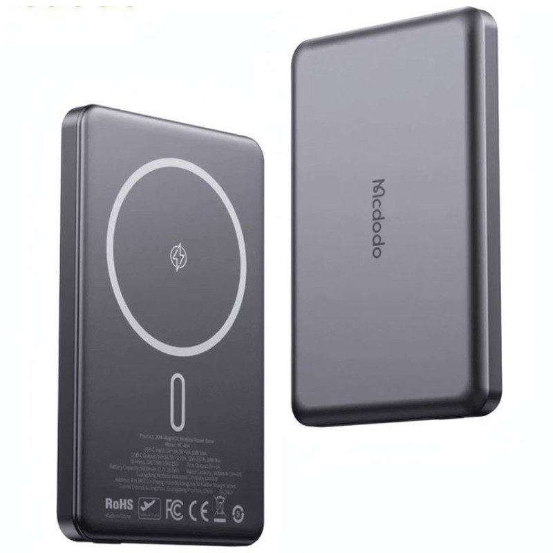 پاور بانک بی سیم فست شارژ مک دودو MC-464 PD 20W ظرفیت 5000 میلی آمپر ساعت - تصویر 3
