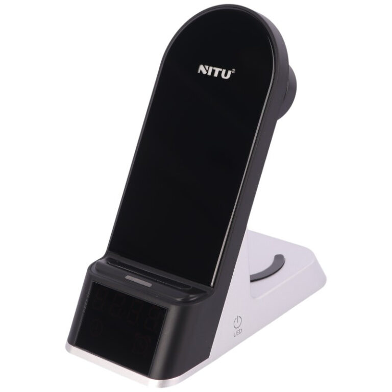 شارژر بی سیم فست شارژ و استند رومیزی Nitu NT201 15W