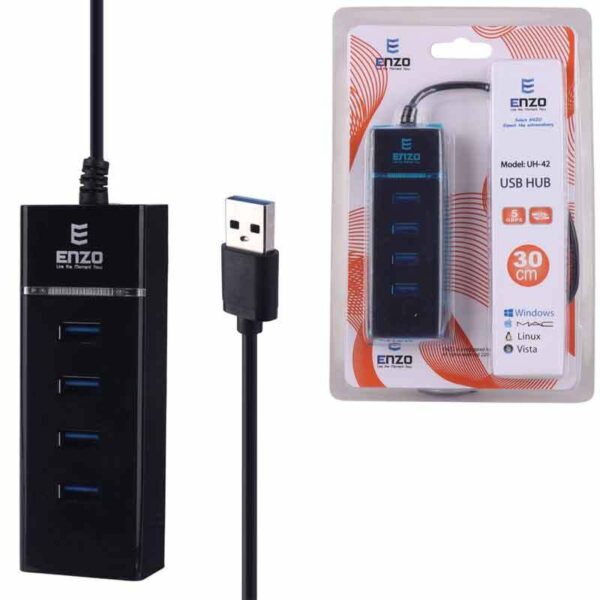 هاب 4 پورت USB انزو UH-42