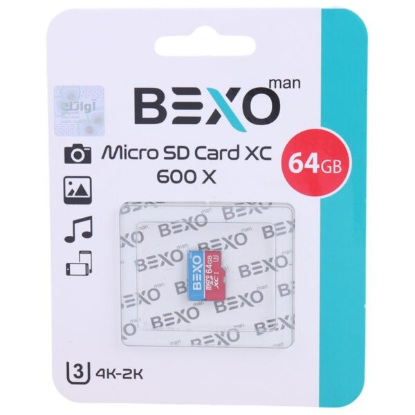 رم میکرو 64 گیگ بکسومن Bexoman 600X U3