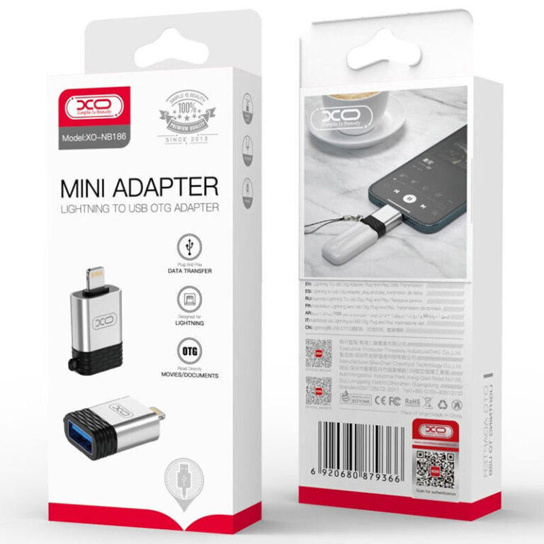 تبدیل USB OTG به لایتنینگ ایکس او XO-NB186