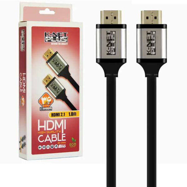 کابل HDMI 8K کی نت پلاس KP-A130 طول 1.8 متر