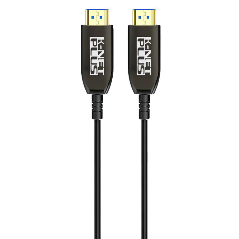 کابل HDMI 8K فیبر نوری کی نت پلاس KP-A162 طول 40 متر